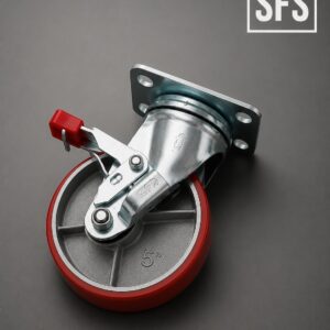 Castor Wheel Flat Top